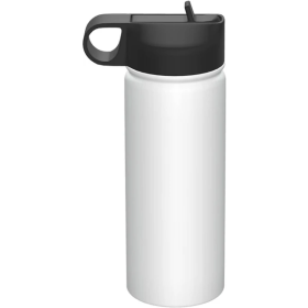Stainless Steel Double Wall Water Bottle, Vacuum Insulated Bottle With Straw Lid, Insulated Water Bottle Compatible With Grunge Flag Of Ireland For Hi