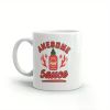 1pc | Awesome Sauce Mug Funny Spicy Hot Sauce Lover Graphic Novelty Coffee Cup-11oz