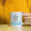 1pc Ceramic Coffee Mug - "My Favourite People Call Me Grandad" - Insulated, Reusable Cup for Hot and Cold