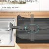 IAGREEA Kitchen Dish Drying Rack , Double Deck Large Capacity Design, Large Kitchen Dish Rack Counter Organizer Space Saving, Black