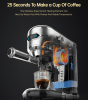 capsule + coffee powder + milk foam 3-in-1 semi-automatic coffee machine 19Bar extraction mocha Nestle espresso 1 cup / 2 cup, electronic button powde