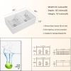 33 Inch White Farmhouse Apron Front Ceramic Kitchen Sink Double Bowl with Bottom Grid