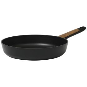 Oster Oxburg 10 Inch Nonstick Aluminum Frying Pan in (Color: Black, size: 10 Inch)