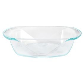 Soho Lounge Carnegie Hill 10 inch x 5.9 Inch x 2.6 Inch Tempered  Loaf Pan with Built-in Handle (Option: Loaf Pan - 10X5.9X2.6Inch, Color: Glass)