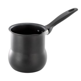 Better Chef 0.45 Quart Aluminum Nonstick Turkish Coffee Warmer in  with Cool Touch Handle (Color: Black, size: 0.45)