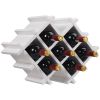 5-Piece Wall Mounted Wine Rack Set with Storage Shelves