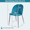 Set of 4 Mid-Century Modern  Mesh Dining Chair with Ergonomic Backrest