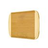 Two Tone Cutting Board with Side Handles & Juice Groove for Kitchen